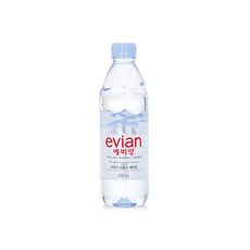 에비앙 천연 광천수 500ml, 1개