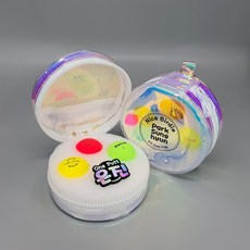 [주문제작] 홀로그램 볼마커 세트+파우치+골프공3개 _골프선물, 컬러볼 세트, 1개