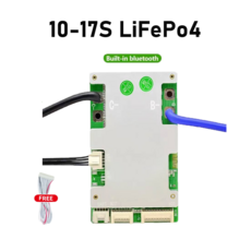 JBD Smart BMS LiFePo4 12S 36V 16S 48V 20A 40A 50A 60A 80A Li-Ion BMS 10S 13S 14S 16S 17S Balance Pro, 02 10-17S LifePo4, 04 50A UART BT, 6) 50A UART BT - 10-17S LifePo