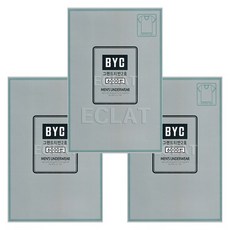 [BYC] 그랜드 남성 반팔 런닝 3종 세트 BYI6036