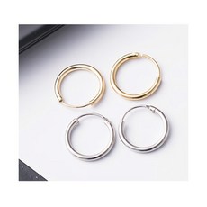 실버미니링귀걸이