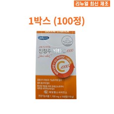 진정주비타민C통정  진정주 비타민C1000 1박스 100정 진약사몰 비타민C 1개 