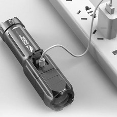 1개/2개 줌기능 탑재 손전등 LED/3모드 줌기능 탑재 손전등 고성능 충전식 써치라이트 랜턴, 622A*2