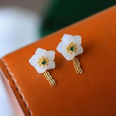 천연오팔귀걸이