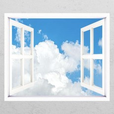 창문그림구름