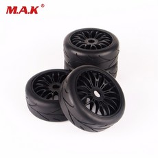RC 4Pcs 17mm Hex 1 : 8 버기 타이어 for HPI HSP 자동차 타이어 휠 림 키트 액세서리