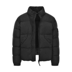 [스톤아일랜드] [명품] 23FW 791540623 V0029 와펜패치 크링클랩스 패딩자켓 블랙 남성 패딩 T..