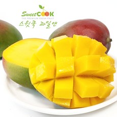 스윗쿡 과일앤 고당도 페루 애플망고, 1개, 중과 4kg 내외(10~12입)