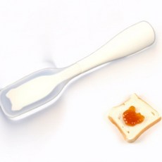 실리콘 잼스푼 이유식 숟가락 잼스프레더, 1개