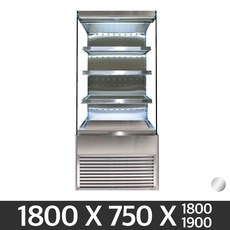 스탠드 오픈 음료 선반 쇼케이스 스텐 일반/런치 1800, 단일상품