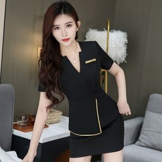 피부 관리사 유니폼 마사지 호텔 네일샵 여성복