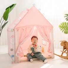 일루와 국민 아기 항균 텐트 인디언 키즈 유아용 동물 볼풀 놀이텐트, 핑크