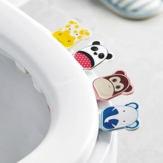 세균싫어!! 화장실 변기 뚜껑 손잡이 (2개입), 기린