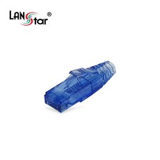 LANstar Cat.6 UTP 관통형 EZ 컨넥터 락부트 포함 LS-6UTPL-EZ, 1개