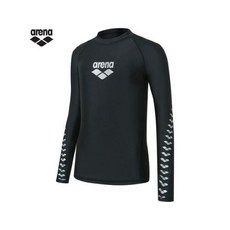 [아레나]남아동 래쉬가드 수영복(끈주머니증정)AVSBC73 BLK(갤러리아)