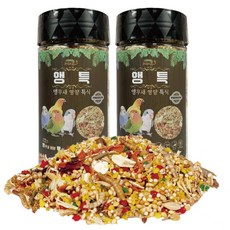 키워쥬 리프패럿 앵무새 영양특식, 2개, 250g