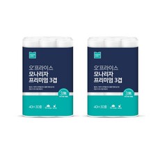 오프라이스 모나리자 프리미엄 3겹 화장지 40m*30롤, 30롤, 2개