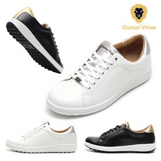 다니엘프라임 천연소가죽 스파이크리스 커플 골프화 225~285mm 남녀공용 DP-R100