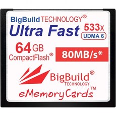 eMemoryCard 64GB 초고속 80MBs 컴팩트플래시 메모리 카드 캐논 10D20D30D40D50D1D1D5D5D7D Mark IIIIIIIIV 니콘 D 올림푸스 E 소, 1개