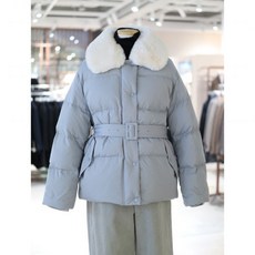 [리스트] 퍼 칼라 벨티드 숏 덕다운 점퍼 TSDJPN82510 백화점 아울렛 (4342721)