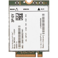 EM7455 카드 Dell Latitude용 Wireless 4G LTE WWAN NGFF 모듈 300Mbps 최대 다운로드 속도 PCIe M.2 폼 팩터, 단일옵션