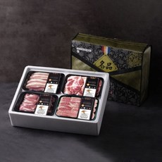 세자매 설 명절 국내산 한돈 선물세트 갈비 삼겹살 목살 항정살 가브리살 모듬 소세지 구이용, 선물세트 4호, 1개