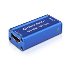 [독일] 662864 Oehlbach UltraHD Repeater HDMI Amplifier Repeater Signal Amplifier for UltraHD Signals, 단일상품