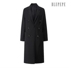 [블루페페] 사이드 슬릿 롱자켓 P203PSF941_BK