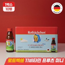 로트벡쉔 11비타민 프루츠 미니 1박스(125ml*10병), 125ml