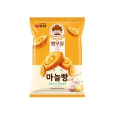 농심 빵부장 마늘빵스낵 봉지과자 55g x 7개