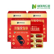 [네이처드림] 크릴오일골드 1000mg x 30캡슐 3박스, 1세트, 1세트, 1세트, 상세 설명 참조