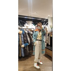 뉴코아강남오즈세컨 덤블칼라트리밍 캐시미어울가디건 O21JBKOT771W