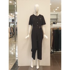 베스띠벨리 라운드넥 벨티드 점프수트 BG-O25460