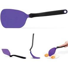 Chopula Purple Dreamfarm Chopula – Super Flexible Chopping Sit Up Spatula – Safe for Non-Stick On, 1개