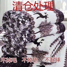 에스홍 푸들매트 블랭킷디자인 양털극세사담요 쁘리담요 에어컨 방 다리 양면 팔레르 사계절 통용 학생 더블 싱글 빈 침대 시트, 200X230cm1.6 근 단건 향주