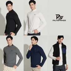 [KT알파쇼핑]23FW 팜스프링스 남성 더블기모터틀넥4종+덤블베스트1종