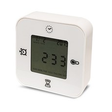 이케아 KLOCKIS 클로키스 시계 온도계 알람 타이머, 화이트 502.770.05