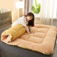 가을 겨울 자가 발열 토퍼 찹쌀떡 매트리스 마약 웜 이불 매트 침구 침대, 카멜