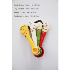 스누피계량컵3종