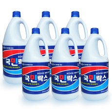 락스 국민락스 2L*6, 6개, 2L