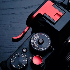 카메라 마운트 그립 핸들 후지필름 XS20 엄지 받침대 핫 슈 XS10 XT1 XT2 XT3 XT20 XT30 XT10 II, Red, 0 Red