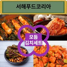 모듬김치세트/파김치1kg/배추김치/3kg/깍두기2kg/총각김치2kg, 1개, 8kg