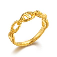 순금밀그레인반지