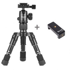 [해외] XILETU FM5 유연한 알루미늄 미니 안정적인 탁상용 데스크탑 삼각 볼 헤드 DSLR 용 NIKON CANON 디지털 미러리스 카메라 폰, FM5 and XJA