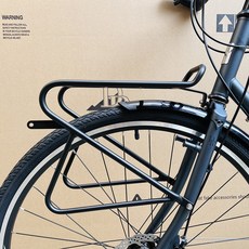  MTB 로드 그래블 자전거 700C 알루미늄 프론트랙 짐받이, 1개 