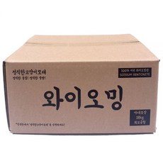 와이오밍 고양이모래 18kg 정직한 벤토나이트모래, 카사바+벤토나이트 (혼합모래) 5kg x 3개