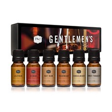 P&J Trading Gentlemen's Set Fragrance Oils 피앤제이 트레이딩 젠틀멘 에센셜 오일세트 10ml 6종, 단일상품