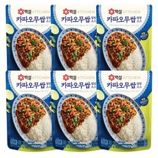 백설 카파오무쌉덮밥소스, 150g, 6개