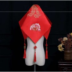 여행함 홍사 뚜껑 헤드 면사포 엔틱 제1여단 봄 여름 빼어나다 와