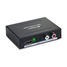 Amanka 1080P HDMI Audio Extractor Converter HDMI to HDMI + SPDIF Optical 5.1 ch Audio + 2.1 ch R/L R